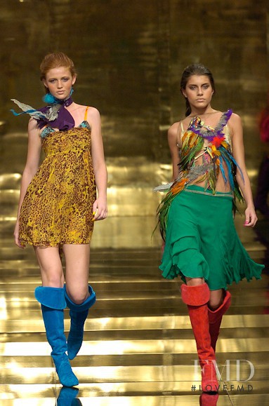 Cintia Dicker featured in  the Animale fashion show for Autumn/Winter 2005