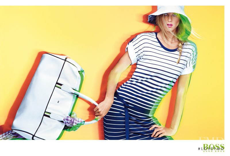 Shannan Click featured in  the BOSS Green advertisement for Spring/Summer 2011