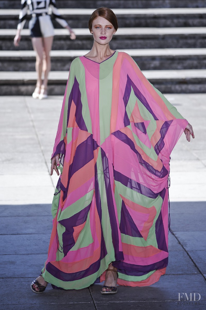 Cintia Dicker featured in  the Neon fashion show for Spring/Summer 2012