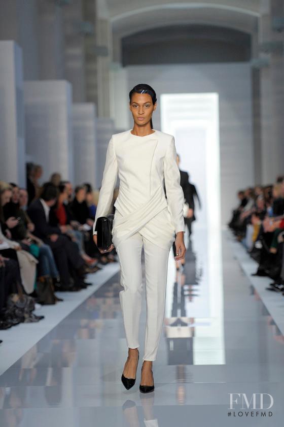 Joan Smalls featured in  the HUGO fashion show for Autumn/Winter 2012