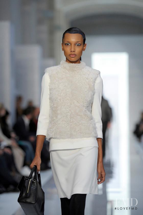 Jasmine Tookes featured in  the HUGO fashion show for Autumn/Winter 2012