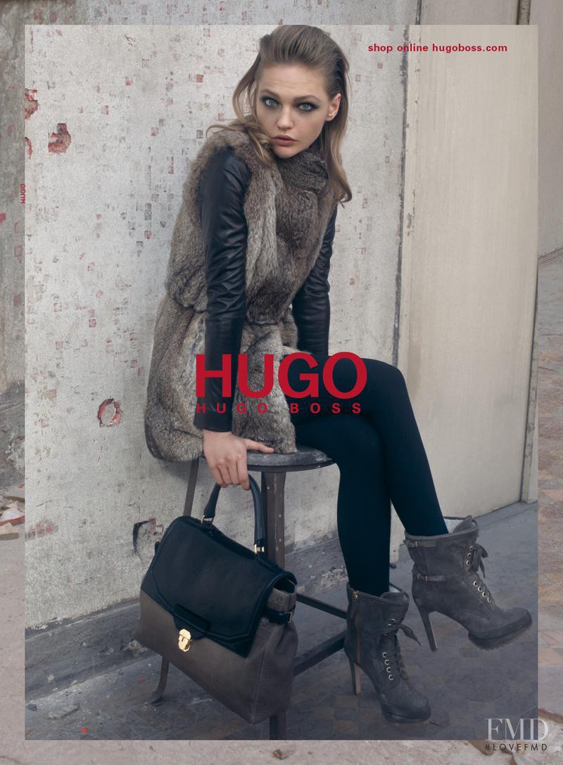 Sasha Pivovarova featured in  the HUGO advertisement for Autumn/Winter 2011