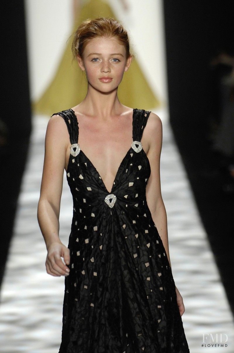 Cintia Dicker featured in  the Badgley Mischka fashion show for Spring/Summer 2007