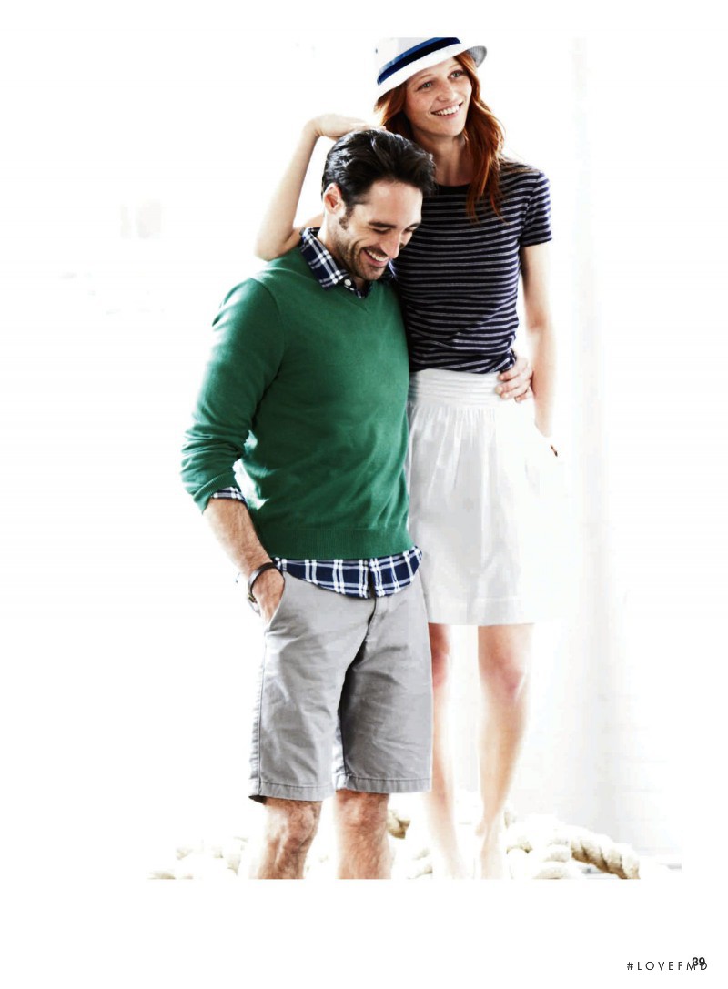Cintia Dicker featured in  the Lands\'End catalogue for Spring 2011