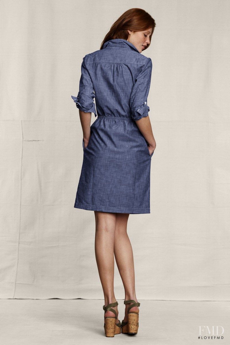 Cintia Dicker featured in  the Lands\'End catalogue for Spring 2011