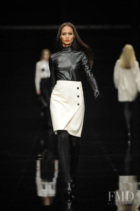 Joan Smalls featured in  the HUGO fashion show for Autumn/Winter 2011