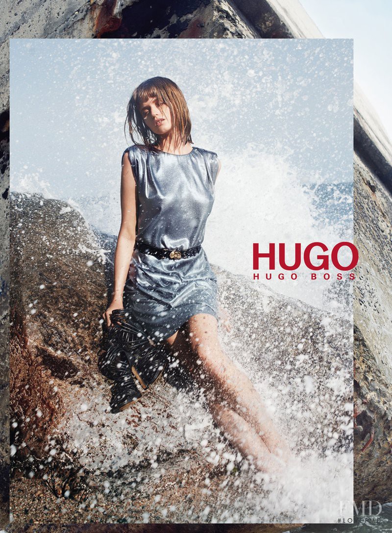 Abbey Lee Kershaw featured in  the HUGO advertisement for Spring/Summer 2011
