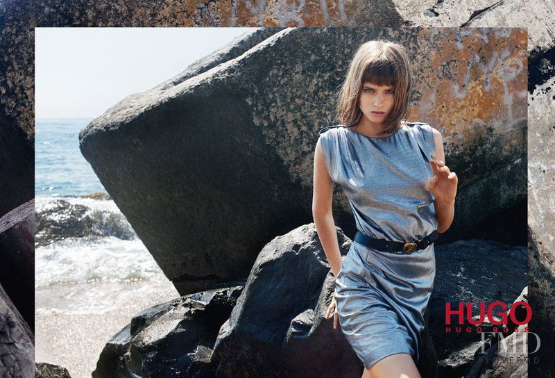 Abbey Lee Kershaw featured in  the HUGO advertisement for Spring/Summer 2011