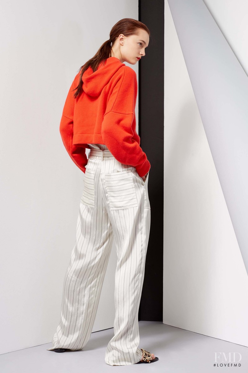 Irina Liss featured in  the Tibi fashion show for Resort 2017