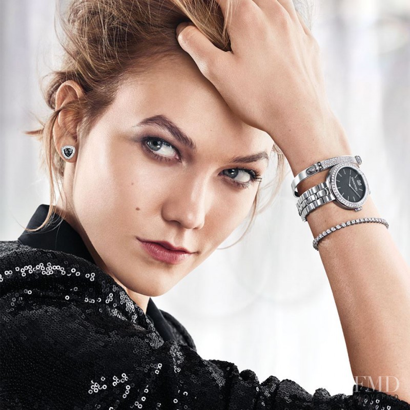 Karlie Kloss featured in  the Swarovski advertisement for Autumn/Winter 2016