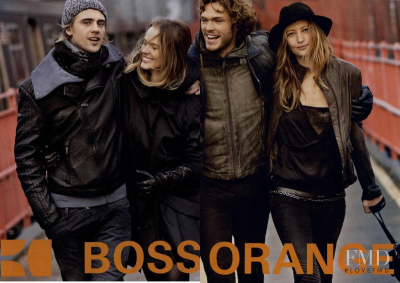 Anne Vyalitsyna featured in  the BOSS Orange advertisement for Autumn/Winter 2010
