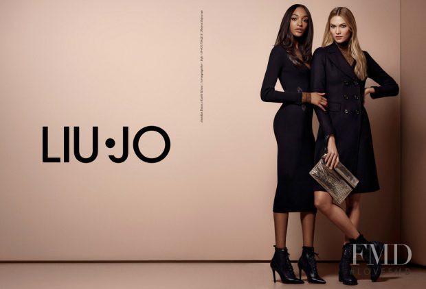 Jourdan Dunn featured in  the Liu Jo advertisement for Autumn/Winter 2016