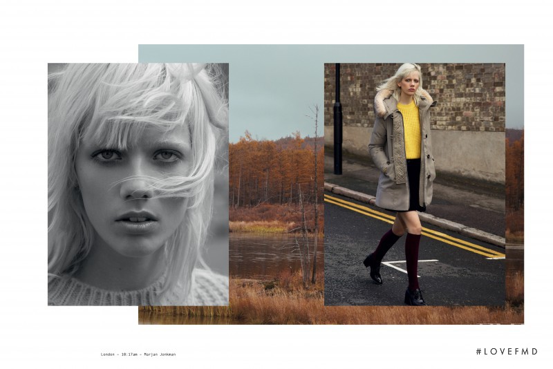 Marjan Jonkman featured in  the Peuterey advertisement for Autumn/Winter 2016