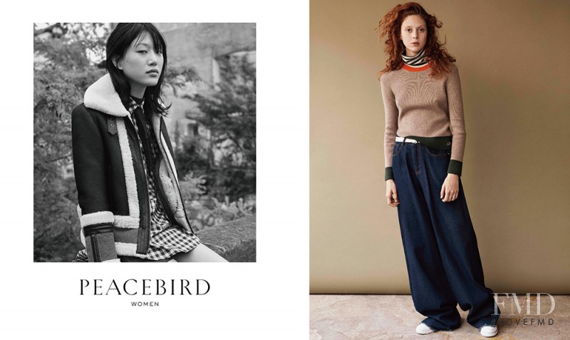 Natalie Westling featured in  the Peacebird advertisement for Autumn/Winter 2016