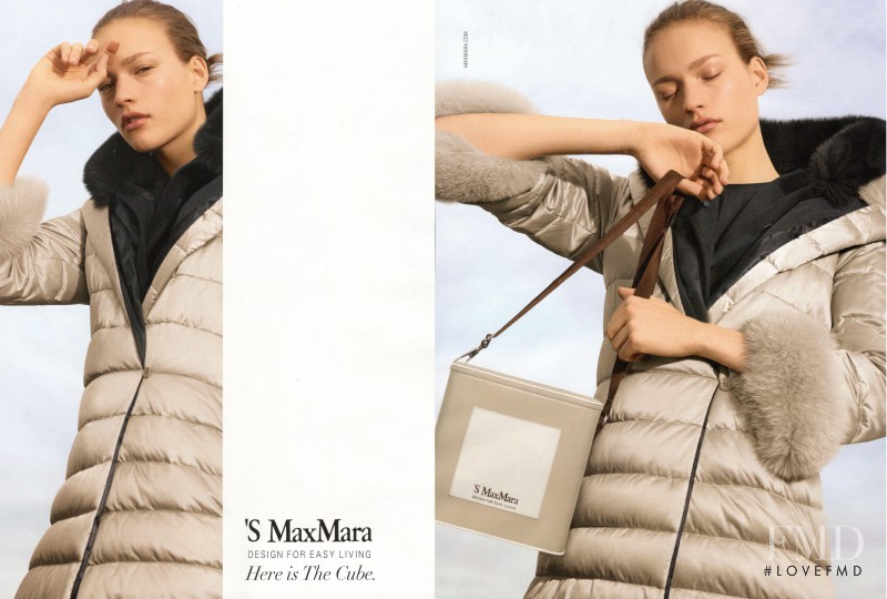 Sophia Ahrens featured in  the S\' Max Mara advertisement for Autumn/Winter 2016