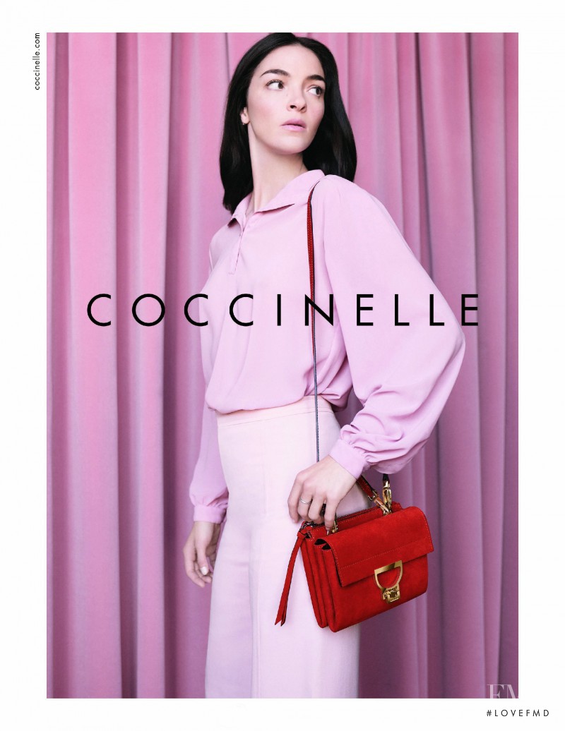 Mariacarla Boscono featured in  the Coccinelle advertisement for Autumn/Winter 2016