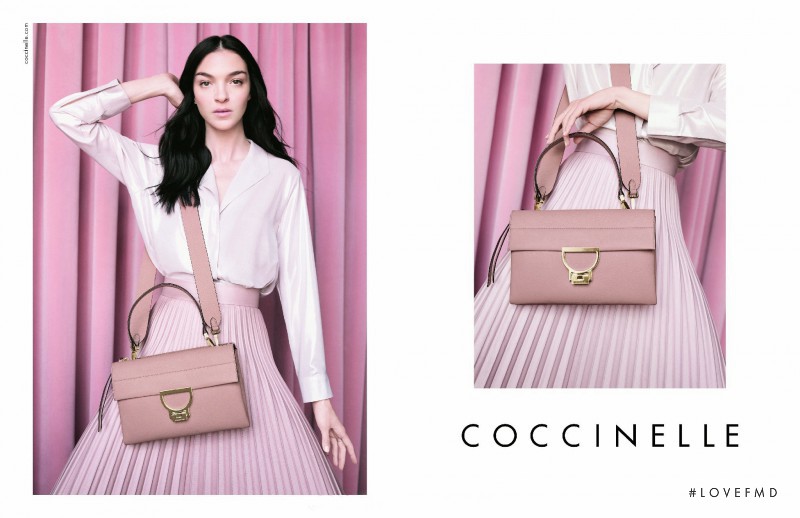 Mariacarla Boscono featured in  the Coccinelle advertisement for Autumn/Winter 2016