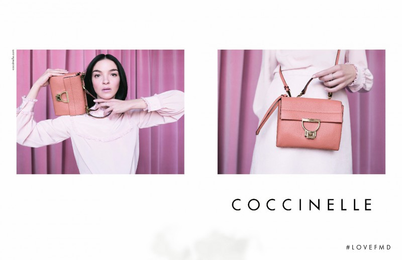 Mariacarla Boscono featured in  the Coccinelle advertisement for Autumn/Winter 2016