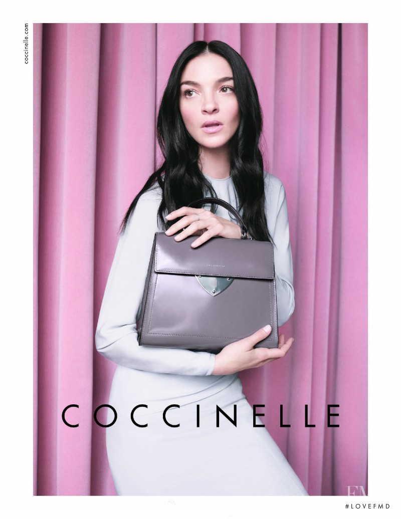 Mariacarla Boscono featured in  the Coccinelle advertisement for Autumn/Winter 2016