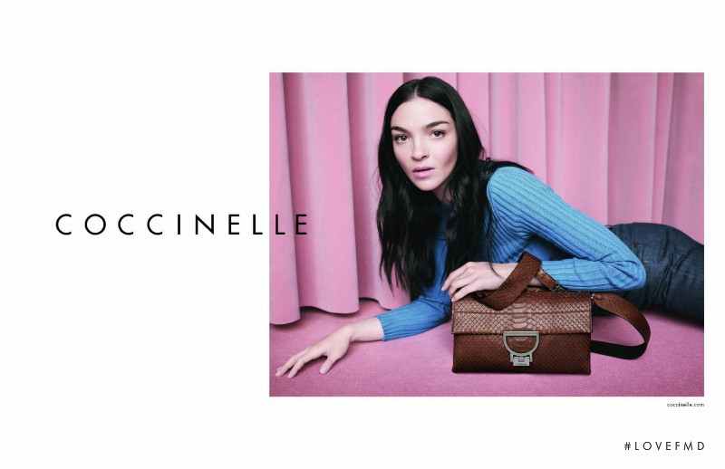 Mariacarla Boscono featured in  the Coccinelle advertisement for Autumn/Winter 2016