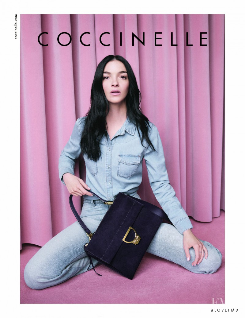 Mariacarla Boscono featured in  the Coccinelle advertisement for Autumn/Winter 2016