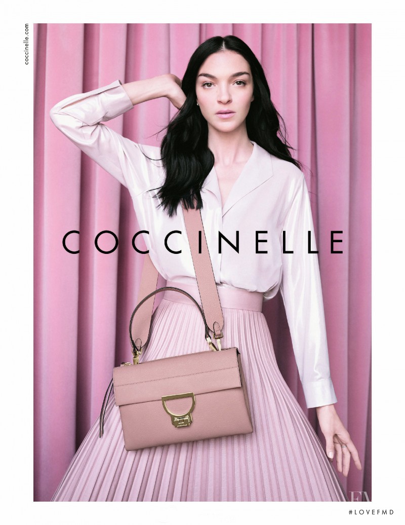 Mariacarla Boscono featured in  the Coccinelle advertisement for Autumn/Winter 2016