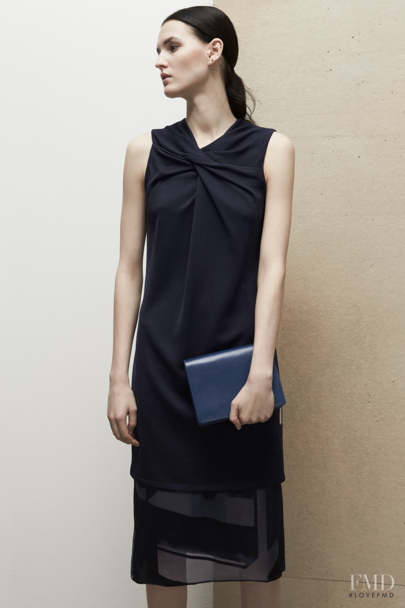 Katlin Aas featured in  the Helmut Lang fashion show for Resort 2014