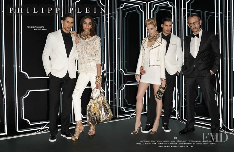 Poppy Delevingne featured in  the Philipp Plein advertisement for Spring/Summer 2013