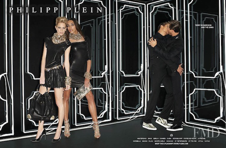 Poppy Delevingne featured in  the Philipp Plein advertisement for Spring/Summer 2013