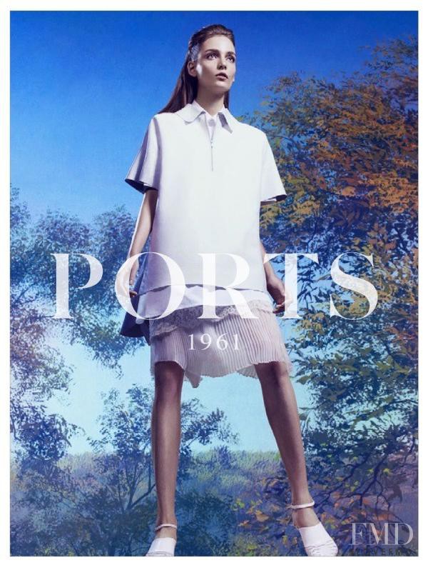 Zuzanna Bijoch featured in  the Ports 1961 advertisement for Spring/Summer 2013