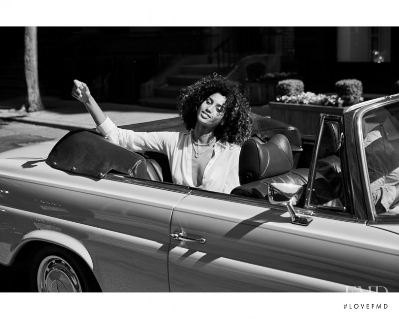 Imaan Hammam featured in  the Tiffany & Co. advertisement for Autumn/Winter 2016