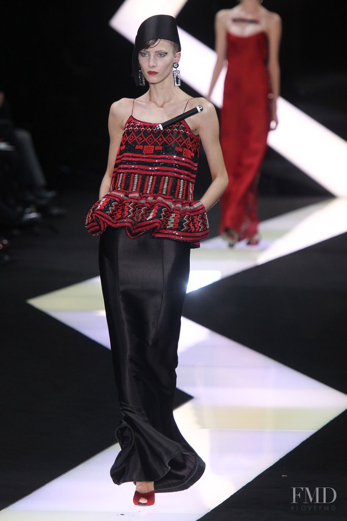 Martyna Budna featured in  the Armani Prive fashion show for Spring/Summer 2013