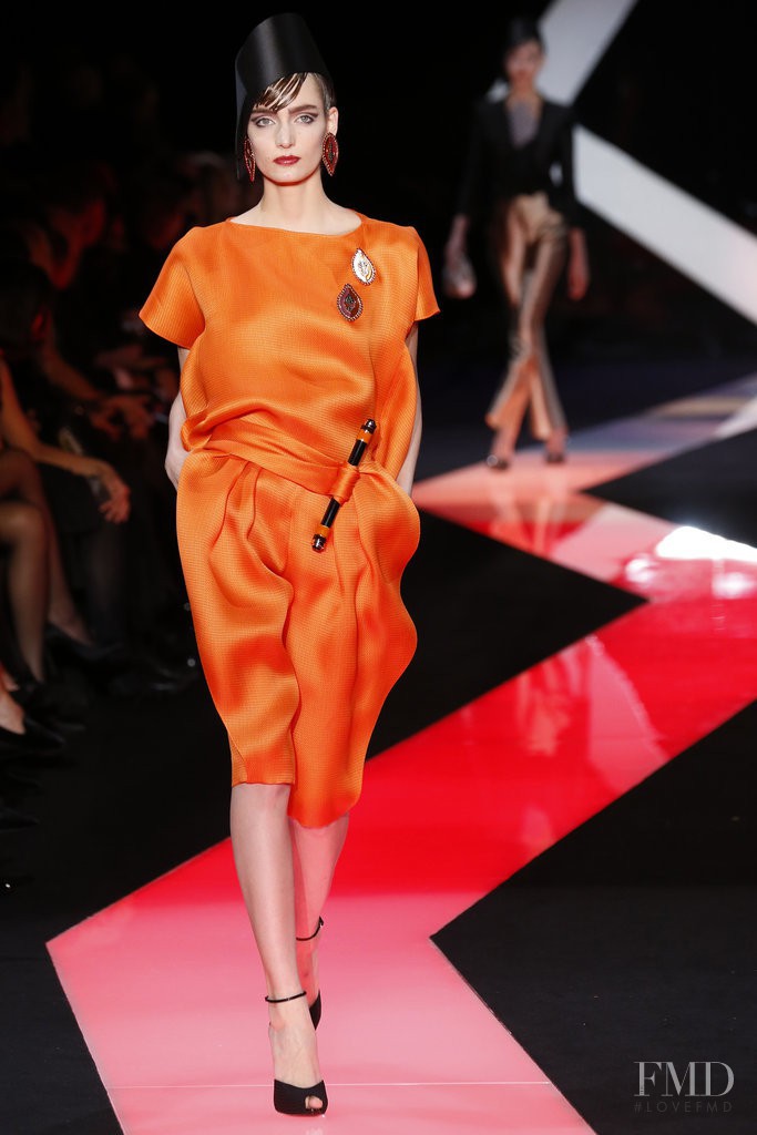 Zuzanna Bijoch featured in  the Armani Prive fashion show for Spring/Summer 2013