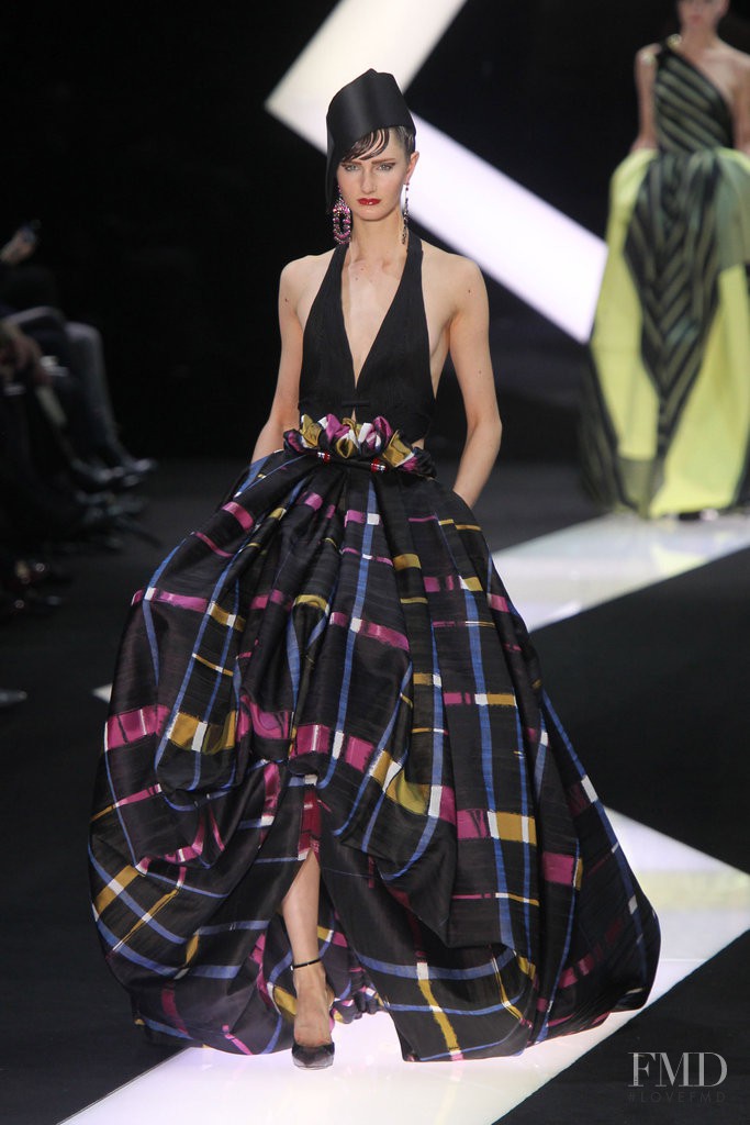 Mackenzie Drazan featured in  the Armani Prive fashion show for Spring/Summer 2013