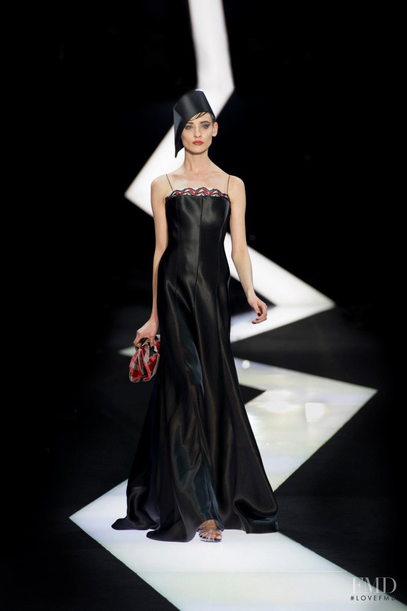 Carolina Thaler featured in  the Armani Prive fashion show for Spring/Summer 2013