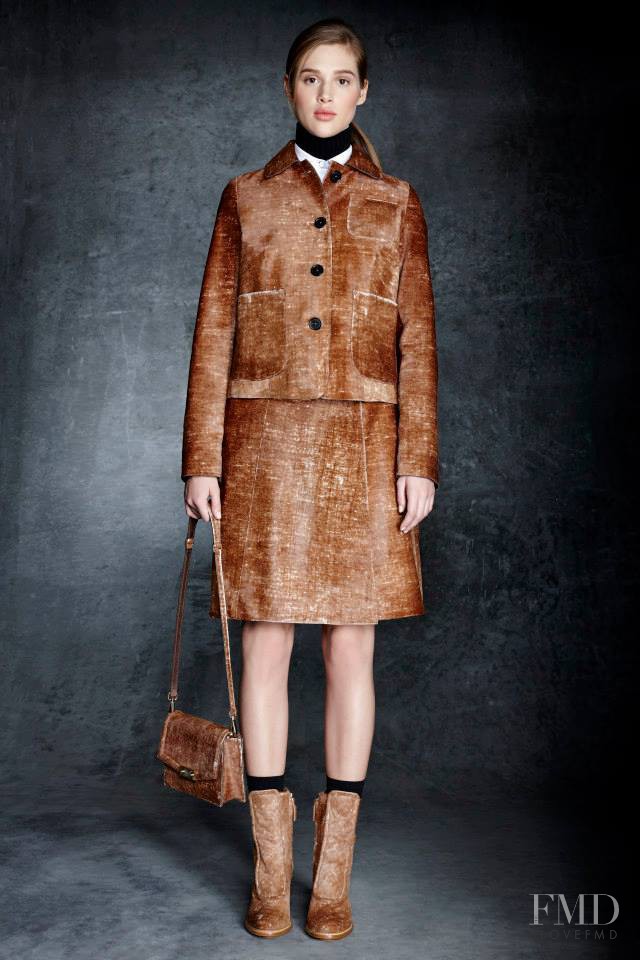 Anais Pouliot featured in  the Ports 1961 fashion show for Pre-Fall 2014