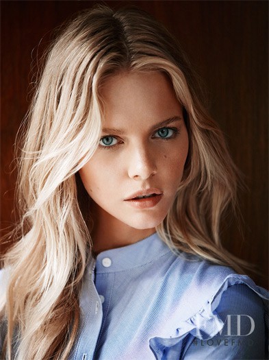 Marloes Horst featured in  the Reserved advertisement for Fall 2016