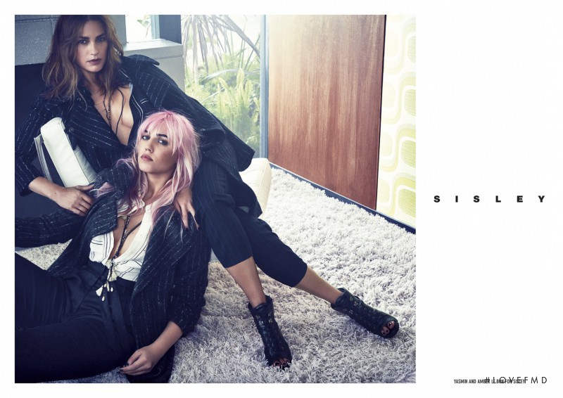 Amber Le Bon featured in  the Sisley advertisement for Autumn/Winter 2016