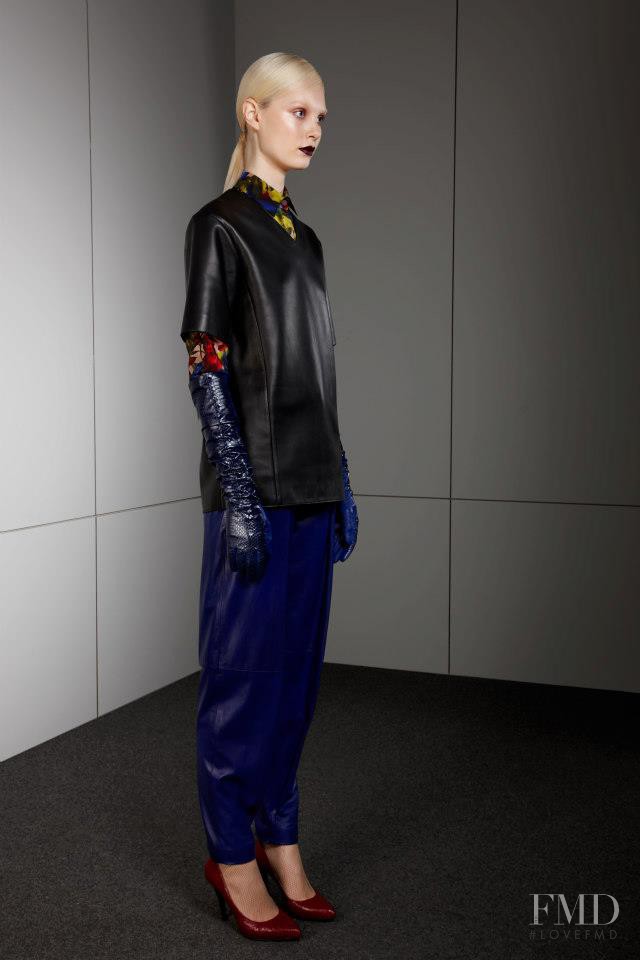 Steffi Soede featured in  the Ports 1961 fashion show for Pre-Fall 2013