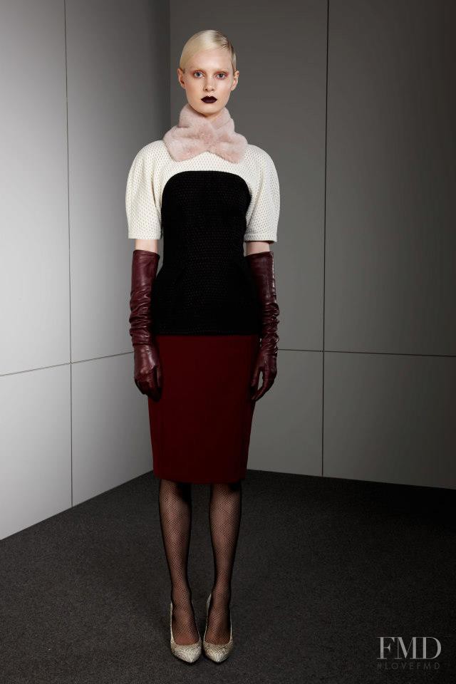 Steffi Soede featured in  the Ports 1961 fashion show for Pre-Fall 2013