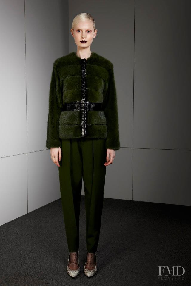 Steffi Soede featured in  the Ports 1961 fashion show for Pre-Fall 2013