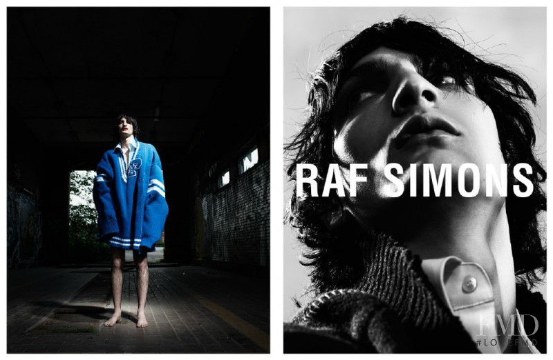 Raf Simons advertisement for Autumn/Winter 2016