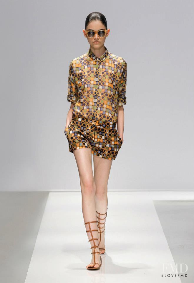 Isabella Melo featured in  the Ports 1961 fashion show for Spring/Summer 2013