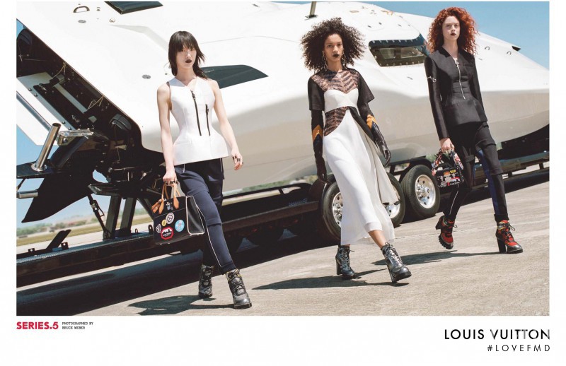 Luisana Gonzalez featured in  the Louis Vuitton advertisement for Autumn/Winter 2016