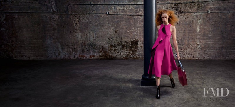 Rianne Van Rompaey featured in  the Hugo Boss advertisement for Autumn/Winter 2016