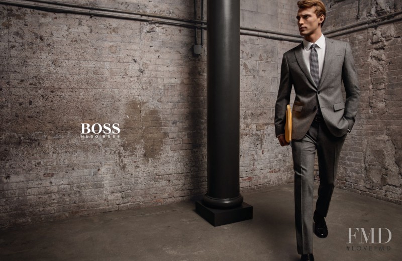 Clement Chabernaud featured in  the Hugo Boss advertisement for Autumn/Winter 2016