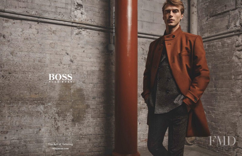 Clement Chabernaud featured in  the Hugo Boss advertisement for Autumn/Winter 2016