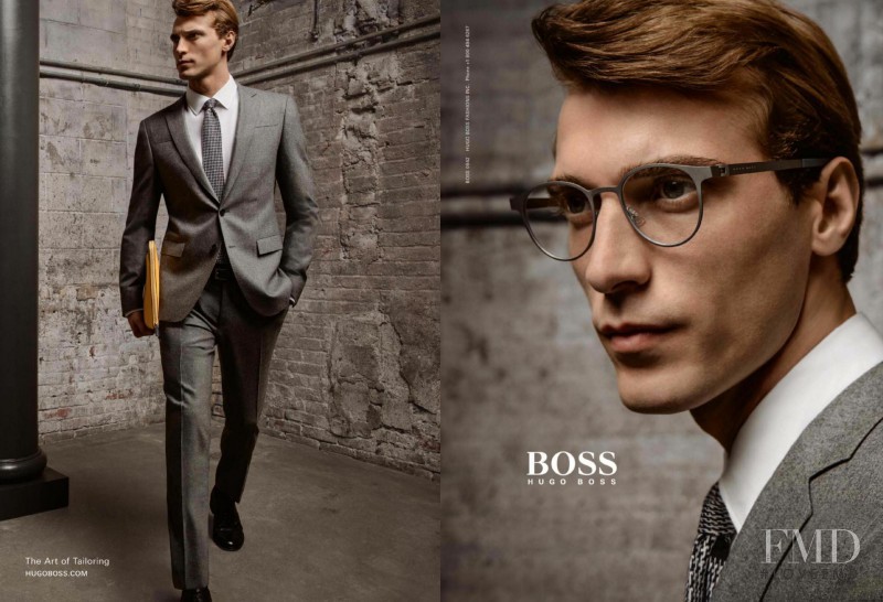 Clement Chabernaud featured in  the Hugo Boss advertisement for Autumn/Winter 2016