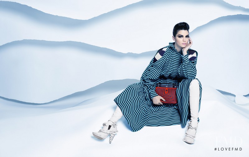 Kendall Jenner featured in  the Fendi advertisement for Autumn/Winter 2016