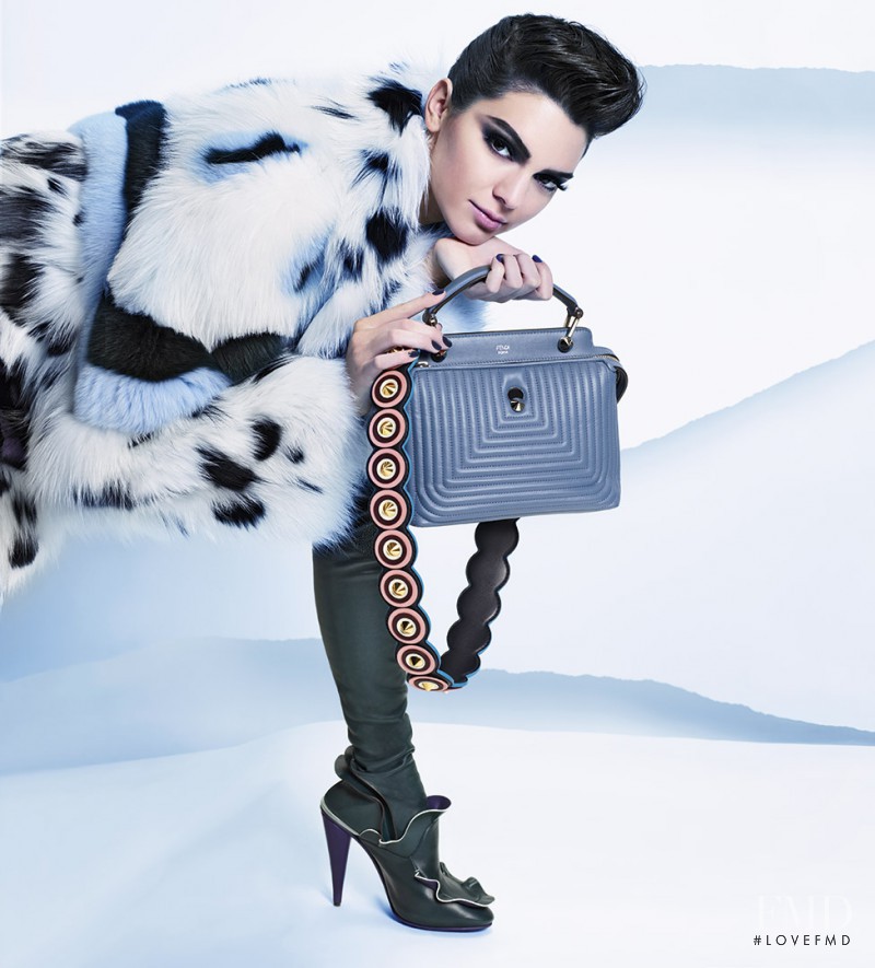 Kendall Jenner featured in  the Fendi advertisement for Autumn/Winter 2016